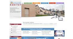 Desktop Screenshot of normandie-habitat.com